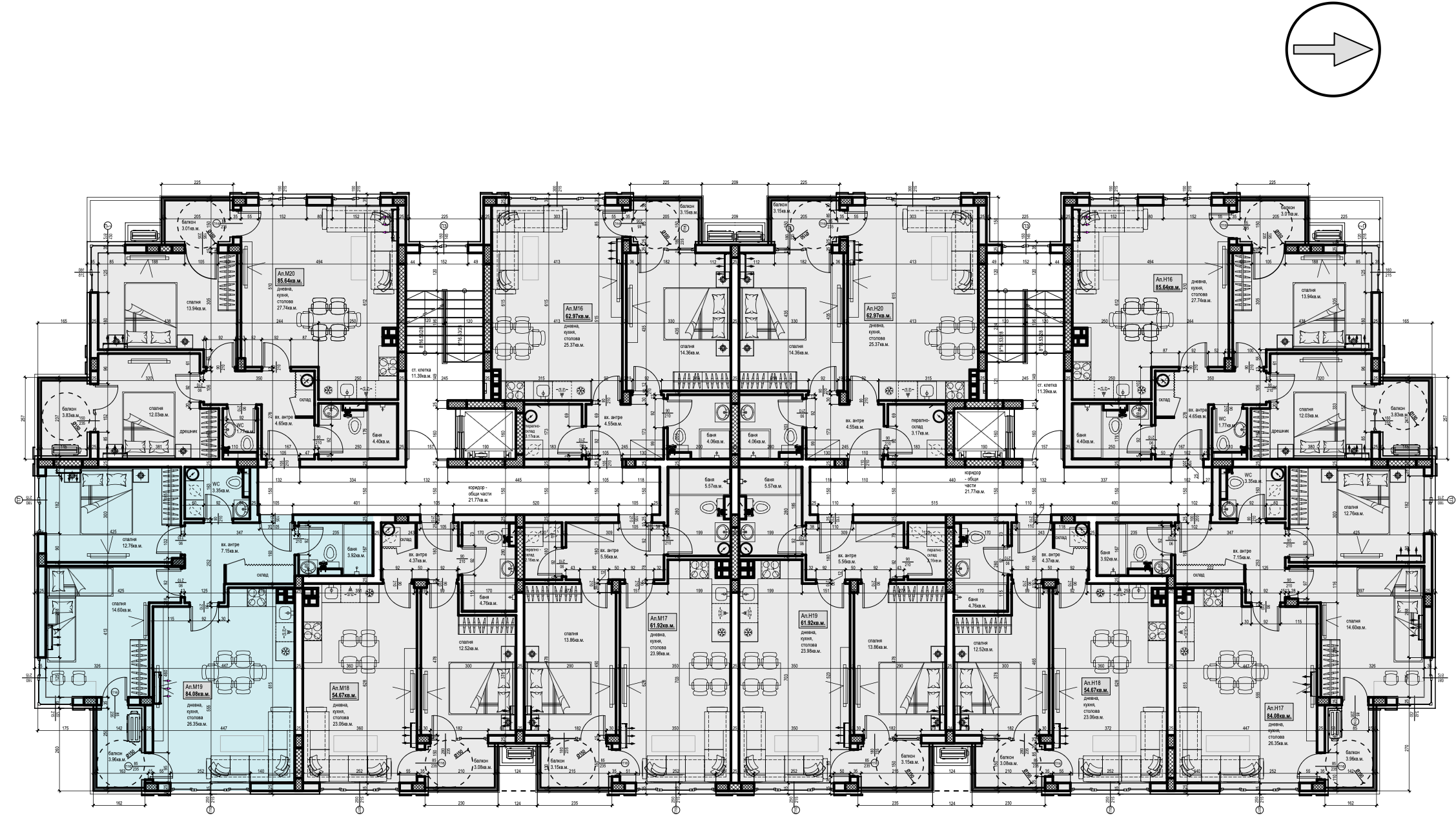 Етаж-4-215 Сграда Пловдив – Южен Реф.№2107