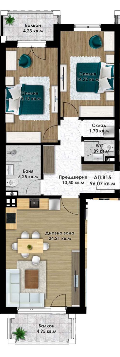 Сграда Пловдив – Коматево Реф.№2090